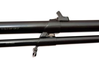 Комбинированное ружье МР-94 с мех. домкратиков, L-600  к. 7,62x51 и 12/76